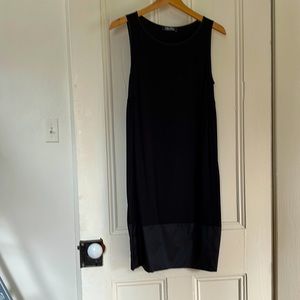 Women dress,Egyptian cotton , organza bottom .